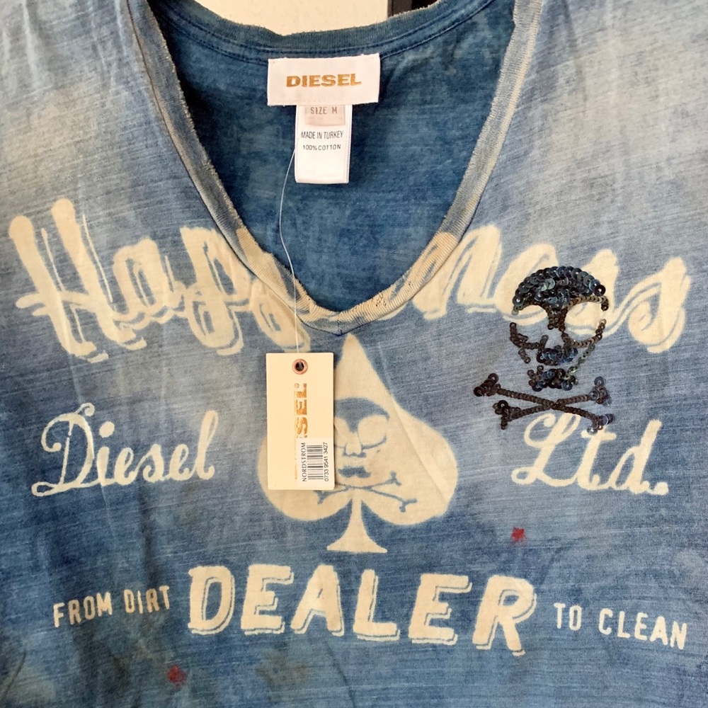 NEW Diesel V-neck T-shirt